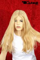 Blonde Echthaarperücke aus mongolischem Haar, ca. 46 cm