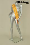 Mannequins Female Headless Silver Standing