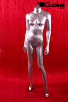 Mannequins Female Headless Silver Standing
