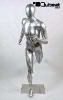 Mannequins Female With head (Faceless) Silver Jogging,Sporty Gabi Sporty