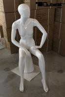 Mannequins Female With head (Faceless) White shining Slim