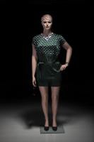 Mannequins Female With head (true to life) Skin Standing Frida B-Stock overweight Modeled hair