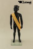 Mannequins Girl With head (Abstract) black shining Standing Natasha Slim Modeled hair