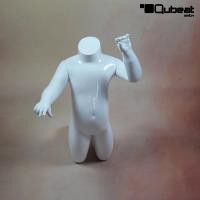Mannequins Headless White shining Slim
