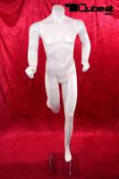 Mannequins Male Headless White shining Jogging,Sporty
