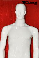 Mannequins Male With head (Abstract) White shining Standing Slim