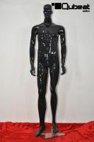 Mannequins Male With head (Abstract) black shining Standing