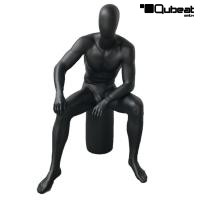 Mannequins Male With head (Faceless) Black Christopher Sporty