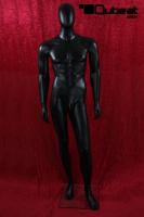 Mannequins Male With head (Faceless) Black Standing Slim