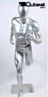 Mannequins Male With head (Faceless) Silver Jogging,Sporty Branko Slim Sporty