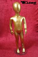 Mannequins With head (Faceless) Gold Standing Slim