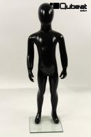 Mannequins With head (Faceless) black shining Standing