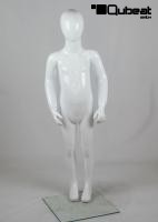 White shining Child mannequin, faceless
