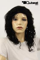 Wigs Women Medium black Real hair Curly trendy