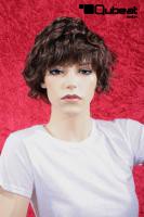 Wigs Women Short light Brown Bangs Curly trendy