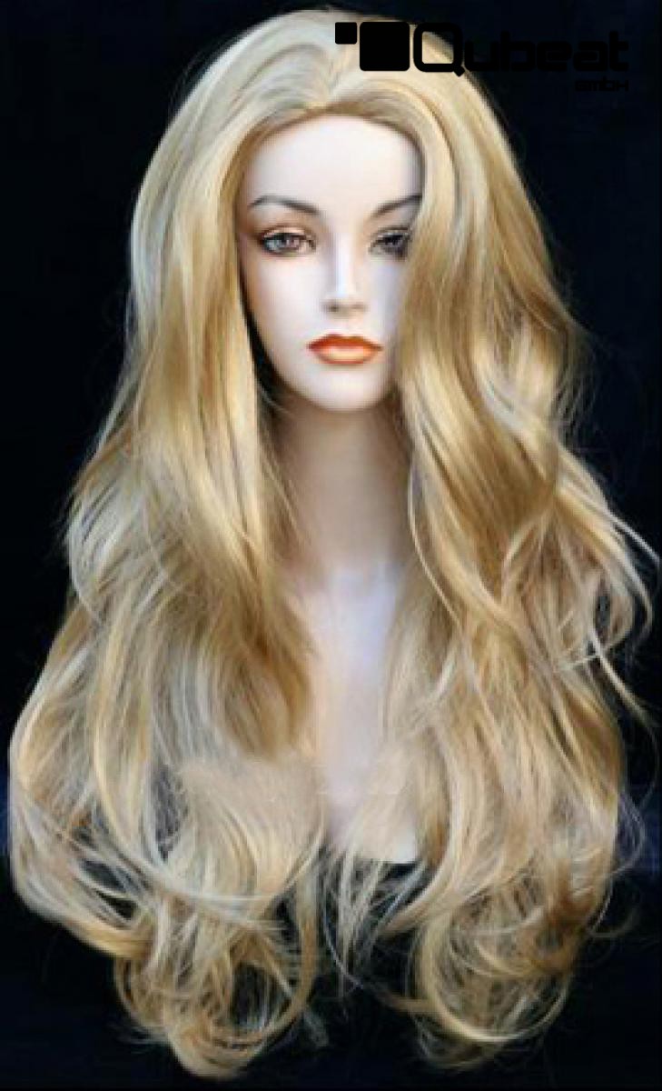 Hallojojo Charlie Cosplay Perücke 90cm Gold - Hell Hotel Demon Princess Perücke