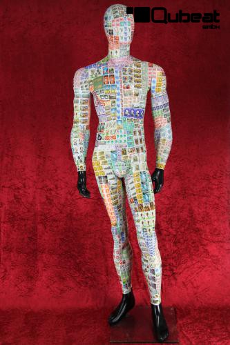 Mannequins Male With head (Faceless) Standing Slim