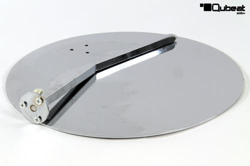 Standplatten Runde Metallplatte Glänzend für Schaufensterpuppen