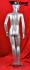 Mannequins Boy Silver Standing Modeled hair