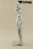 Mannequins Boy With head (Abstract) Silver Standing Modeled hair
