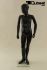 Mannequins Boy black shining Standing Modeled hair