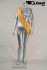Mannequins Female Headless Silver Standing Slim