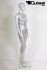 Mannequins Female Silver Standing Modeled hair