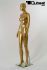 Mannequins Female With head (Abstract) Gold Standing Slim