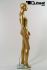 Mannequins Female With head (Abstract) Gold Standing Slim