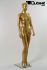Mannequins Female With head (Abstract) Gold Standing Slim