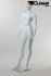 Mannequins Female With head (Abstract) White shining Standing Modeled hair