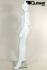 Mannequins Female With head (Abstract) White shining Standing Modeled hair