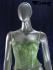 Mannequins Female With head (Faceless) Silver Standing Modeled hair