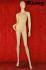 Mannequins Female With head (Faceless) Skin Standing Modeled hair