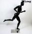 Mannequins Female With head (Faceless) black shining Jogging,Sporty Bruno Slim Sporty