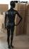 Mannequins Female With head (Faceless) black shining Standing Slim B-Stock