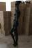 Mannequins Female With head (Faceless) black shining Standing Slim B-Stock