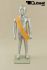 Mannequins Girl With head (Abstract) Silver Standing Modeled hair