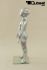 Mannequins Girl With head (Abstract) Silver Standing Modeled hair
