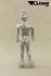 Mannequins Girl With head (Abstract) Silver Standing Modeled hair