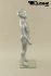 Mannequins Girl With head (Abstract) Silver Standing Modeled hair