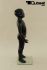 Mannequins Girl With head (Abstract) black shining Standing Natasha Slim Modeled hair