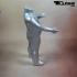 Mannequins Headless Silver Standing Slim