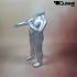 Mannequins Headless Silver Standing Slim