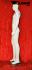 Mannequins Male With head (Abstract) White shining Standing Slim