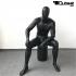 Mannequins Male With head (Faceless) Black Christopher Sporty