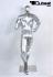 Mannequins Male With head (Faceless) Silver Jogging,Sporty Branko Slim Sporty