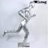 Mannequins Male With head (Faceless) Silver Jogging,Sporty Branko Slim Sporty