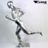 Mannequins Male With head (Faceless) Silver Jogging,Sporty Branko Slim Sporty