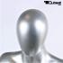 Mannequins Male With head (Faceless) Silver Jogging,Sporty Branko Slim Sporty